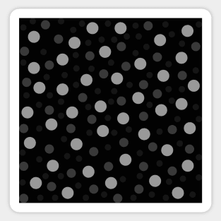 monochrome retro pop art polka dots Sticker
